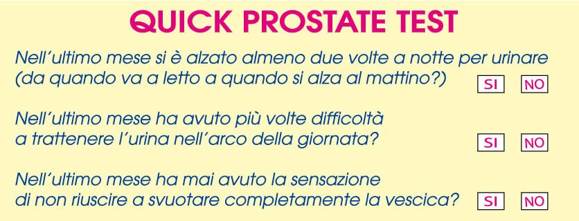 Ipertrofia Prostatica Benigna test nomentano