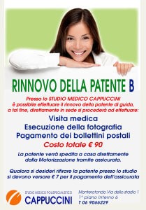 rinnovo patente guida monterotondo nomentano
